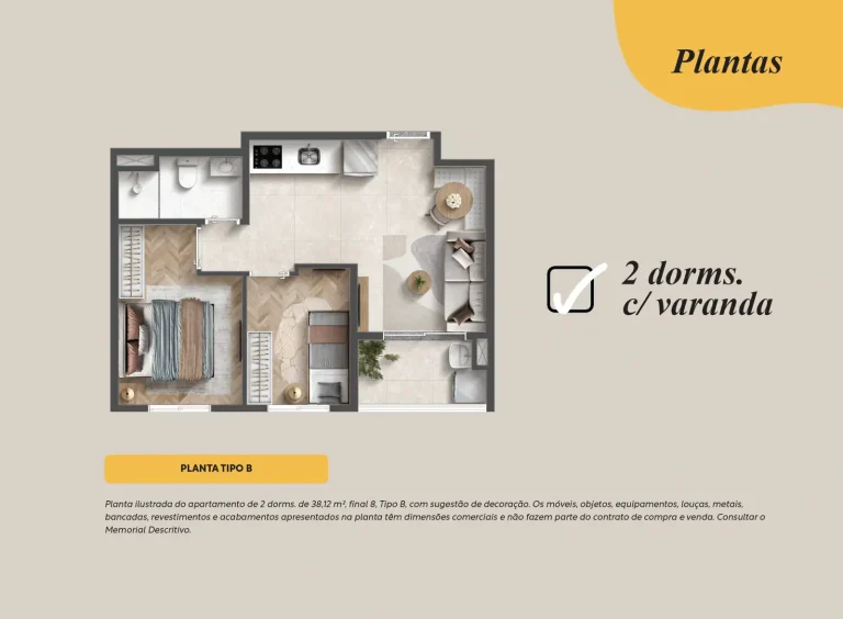 apartamento-minha-casa-minha-vida-penha-planta-2-dormitorios-varanda-b-lumy-penha